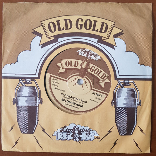 Solomon King - She Wears my Ring (Old Gold Vinyl 7" Single) NM