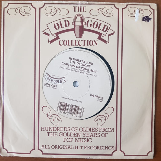 Reparata and the Delrons - Captain of your Ship (Old Gold Vinyl 7" Single) EX