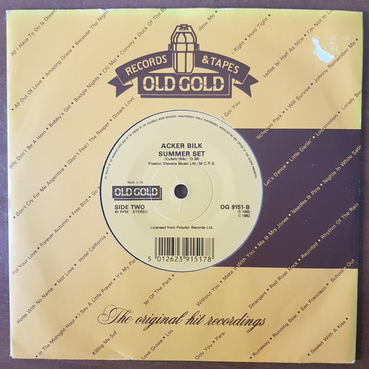 Acker Bilk - Stranger on the Shore / Summer Set (Old Gold Vinyl 7" Single) NM