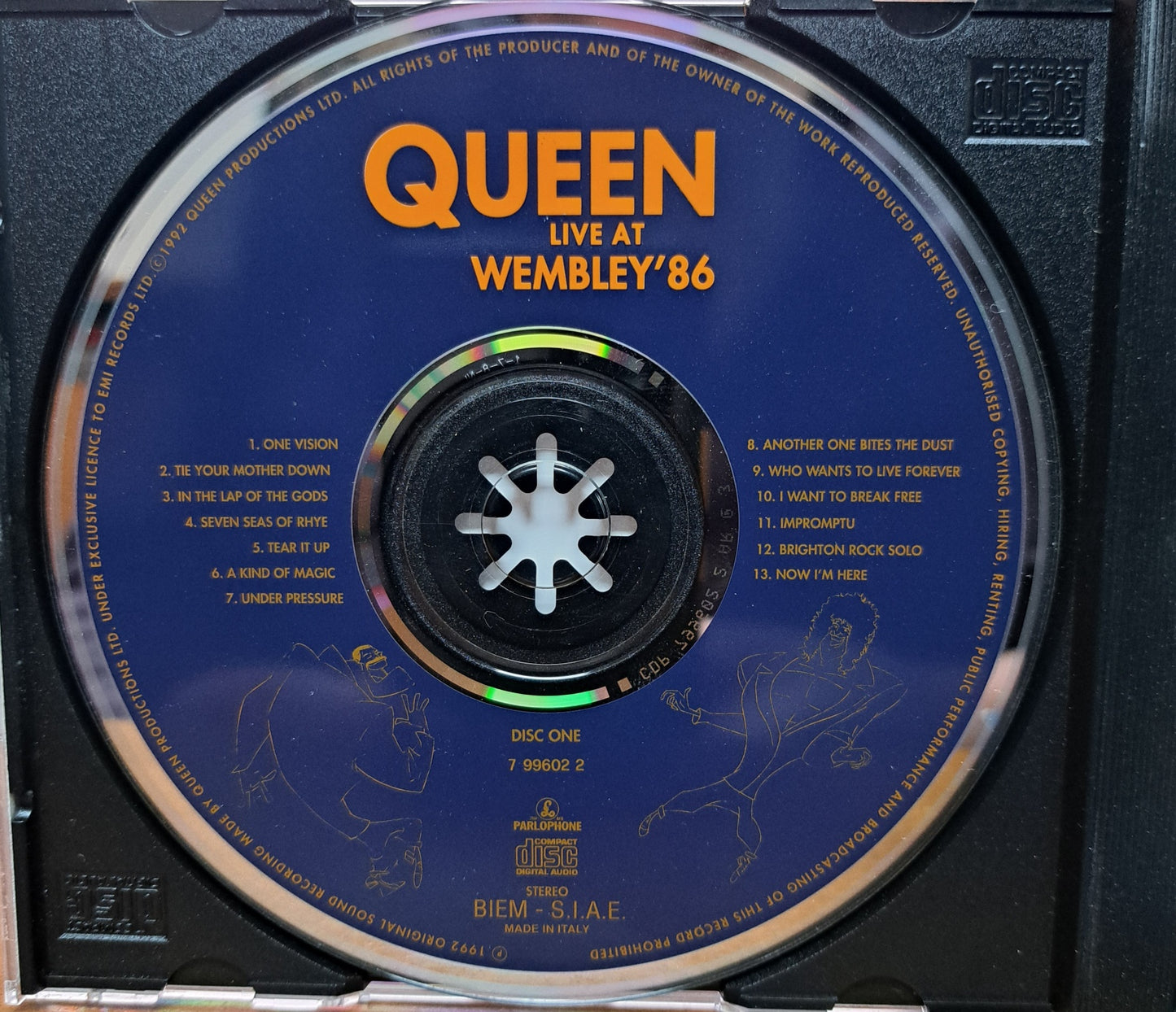 Queen - Live at Wembley '86 (Rare 1992 'TV SPOT' Italian DCD) NM