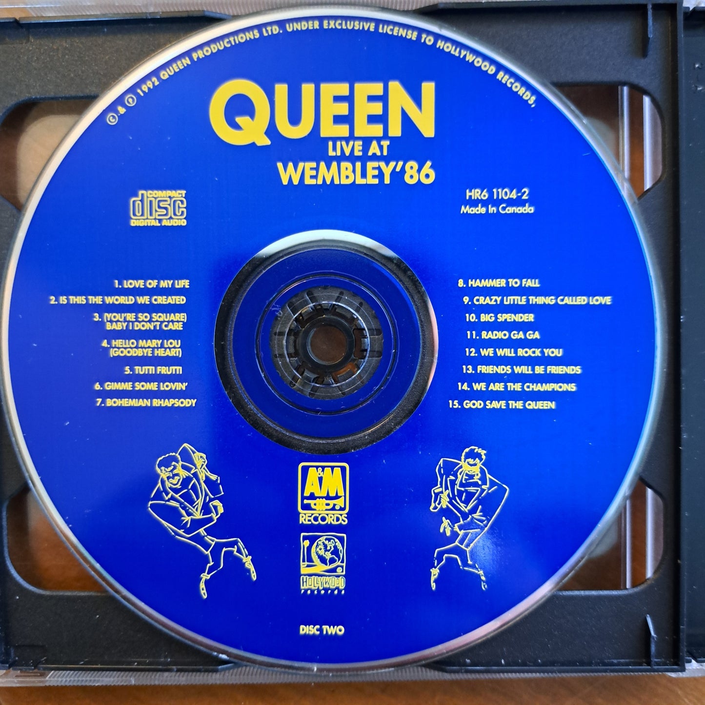 Queen - Live at Wembley '86 (1992 Canada Hollywood DCD) NM