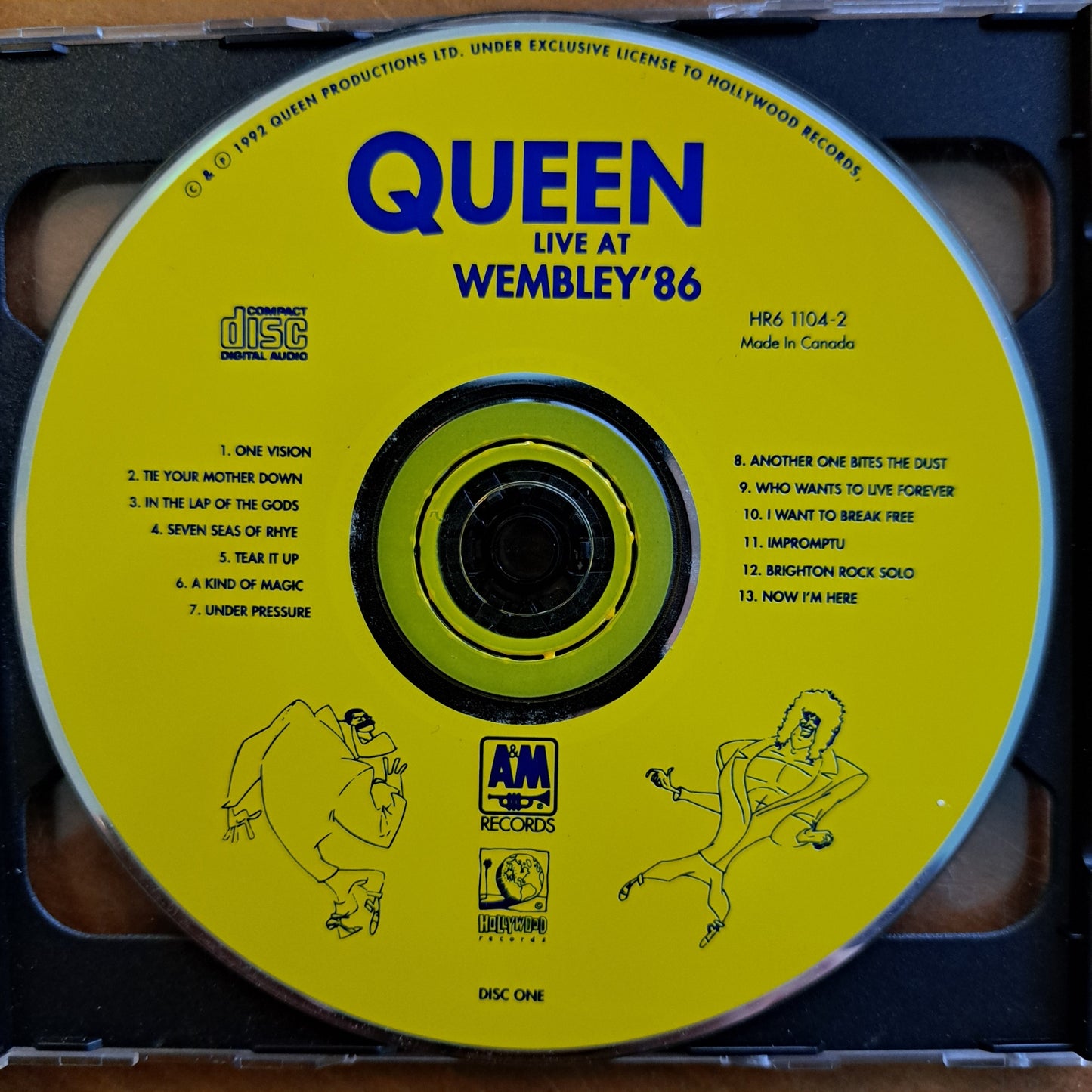 Queen - Live at Wembley '86 (1992 Canada Hollywood DCD) NM