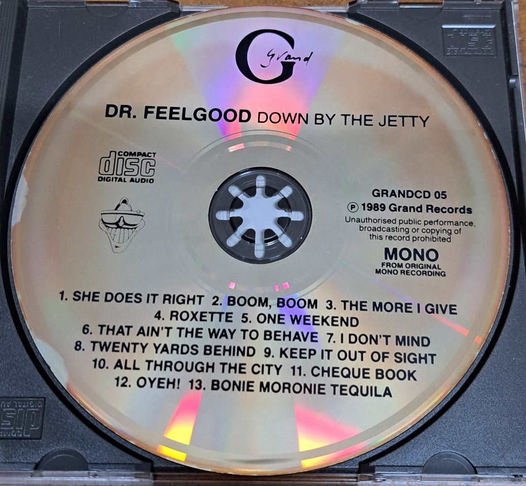 Dr. Feelgood - Down by the Jetty (Rare UK CD 1989 1st Issue) VG+