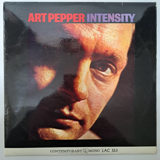 Art Pepper - Intensity (1963 UK mono Vinyl Album) EX/EX