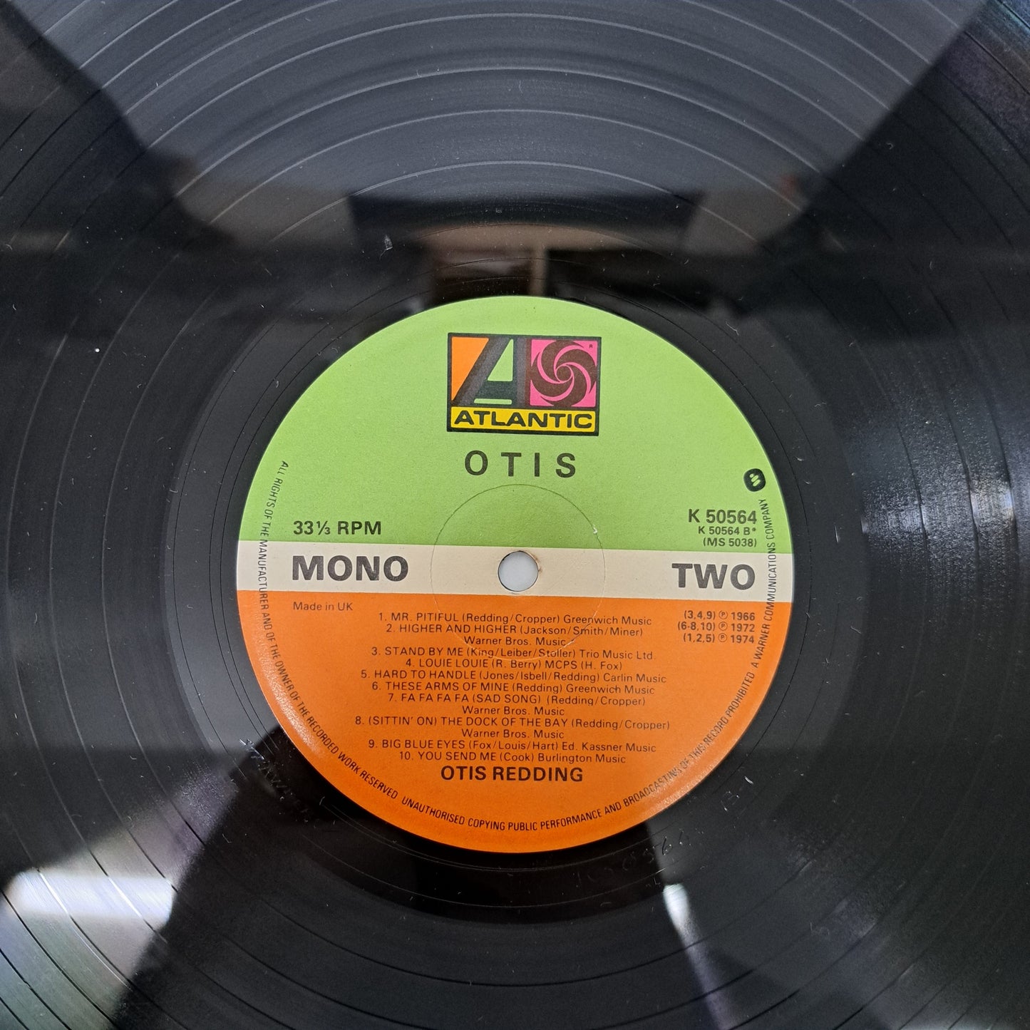 Otis Redding - Otis (1979 UK Atlantic Vinyl LP) NM/NM