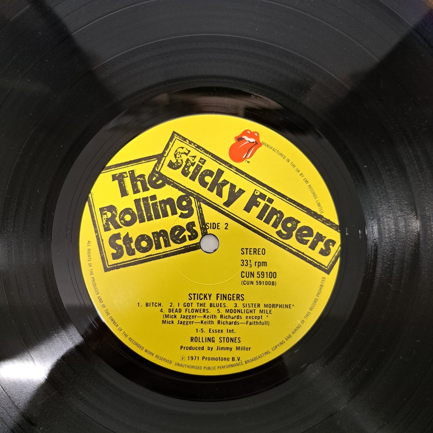 Rolling Stones - Sticky Fingers (1979 'Zipper' Cover Vinyl LP) NM/EX