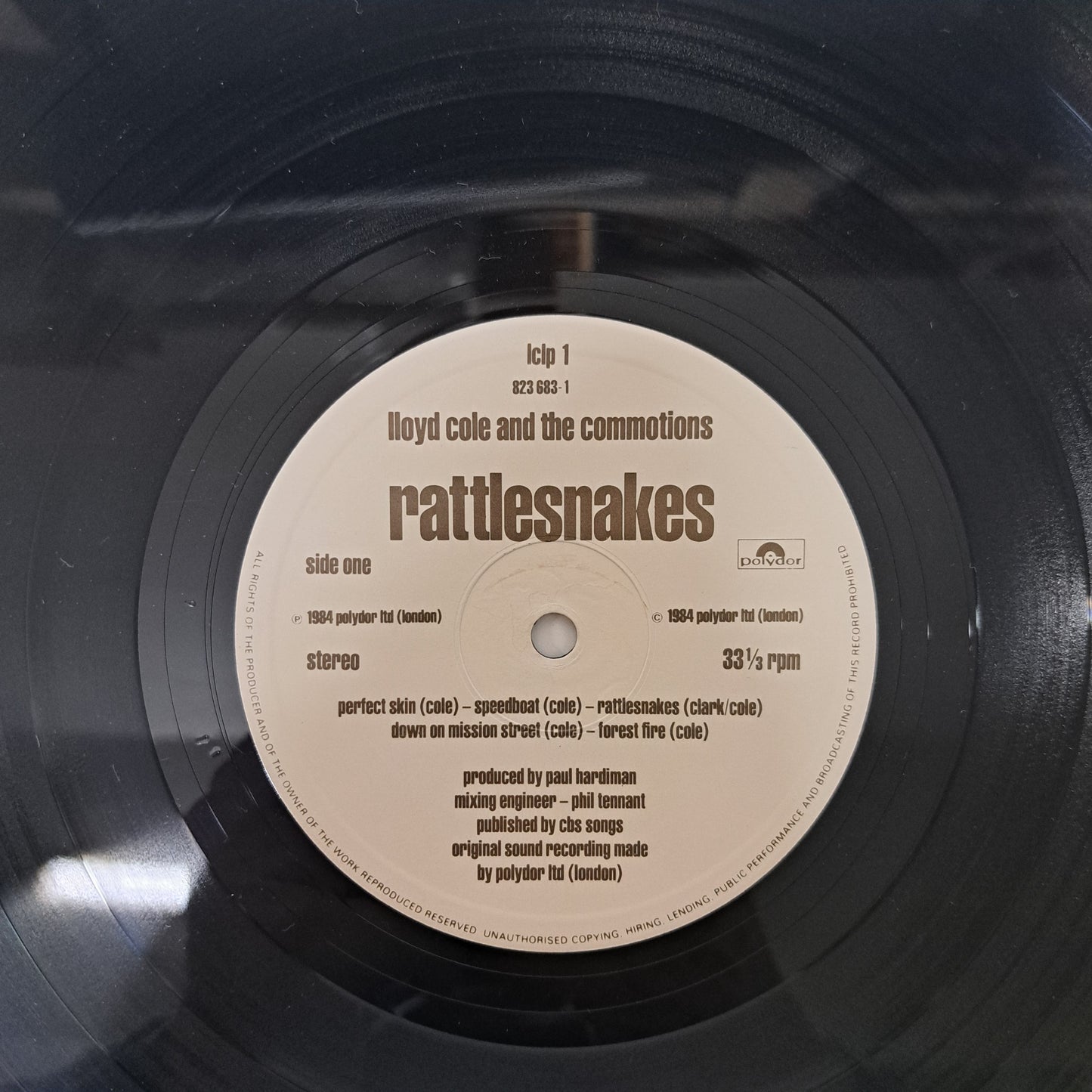 Lloyd Cole & the Commotions - Rattlesnakes (Vinyl LP 1984 UK) NM/NM