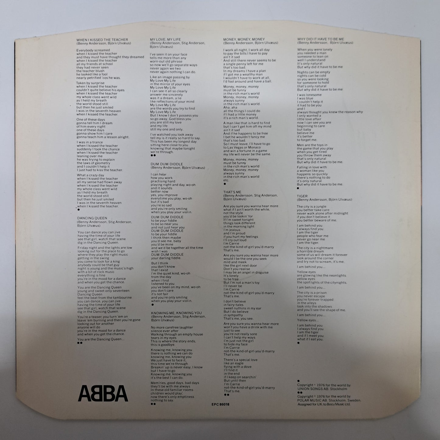 Abba - Arrival (Vinyl LP UK 1976) VG+/NM