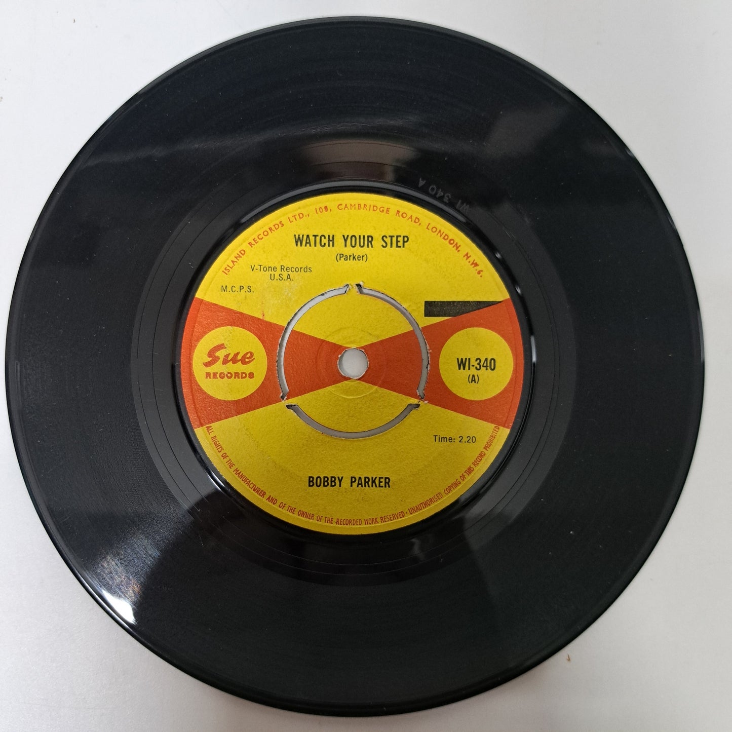 Bobby Parker - Watch Your Step (Vinyl Single 1964 Sue 45) VG+