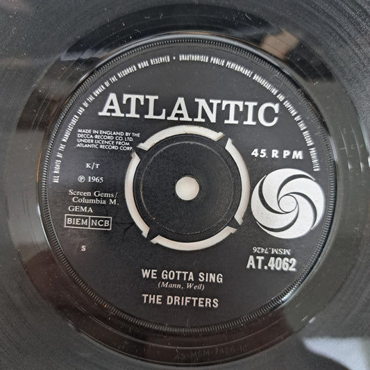 Drifters - We Gotta Sing (Vinyl Single) 1965 Atlantic Soul 45 *NM*