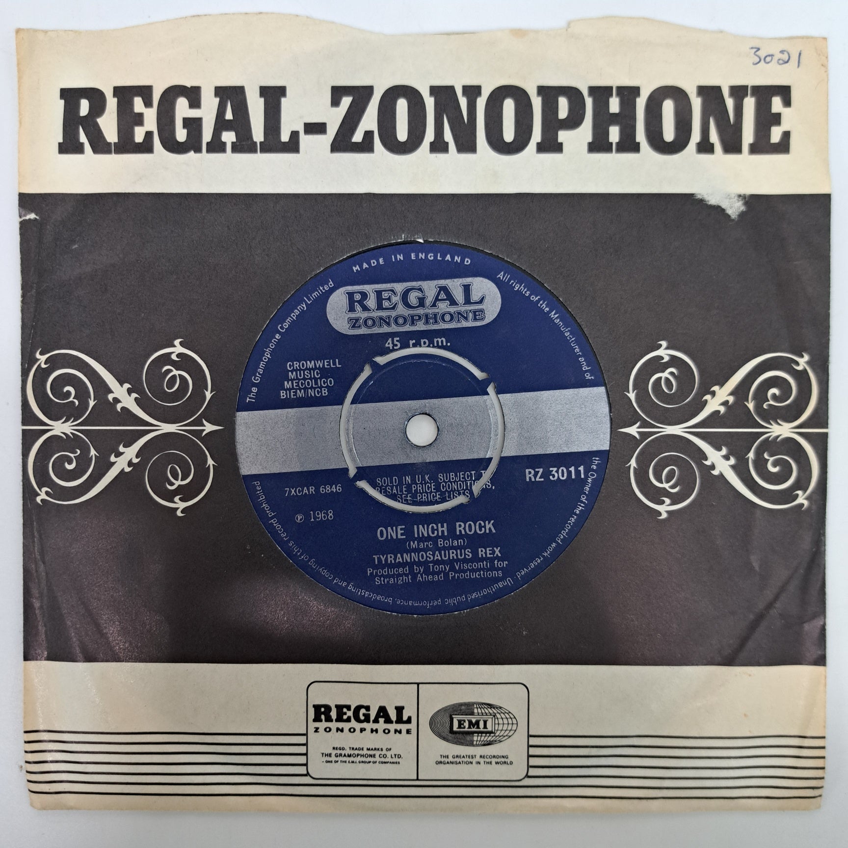 Tyrannosaurus Rex [T.Rex] - One Inch Rock (Vinyl Single) RZ