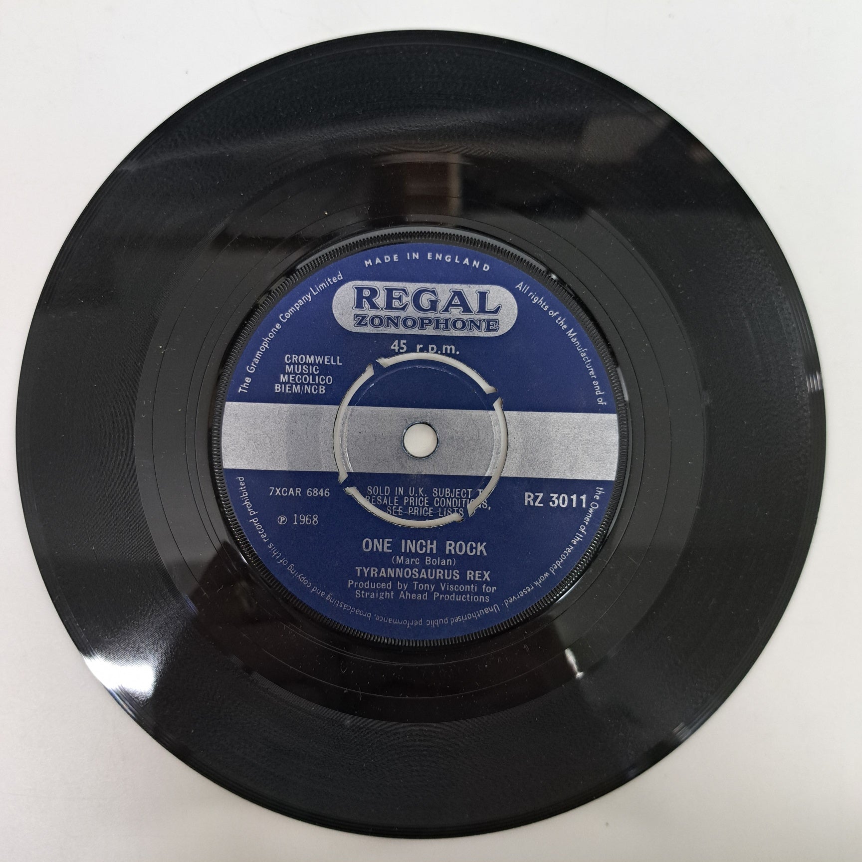 Tyrannosaurus Rex [T.Rex] - One Inch Rock (Vinyl Single) RZ 3011
