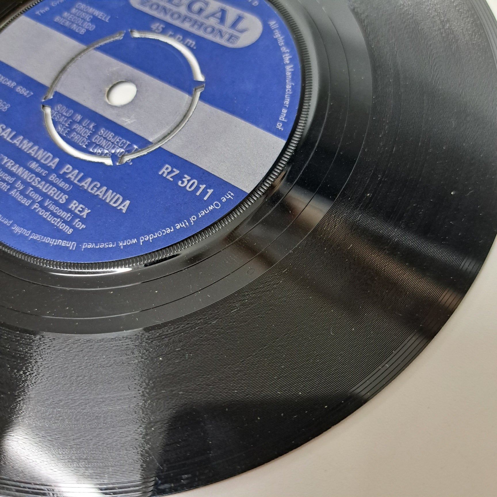 Tyrannosaurus Rex [T.Rex] - One Inch Rock (Vinyl Single) RZ 3011