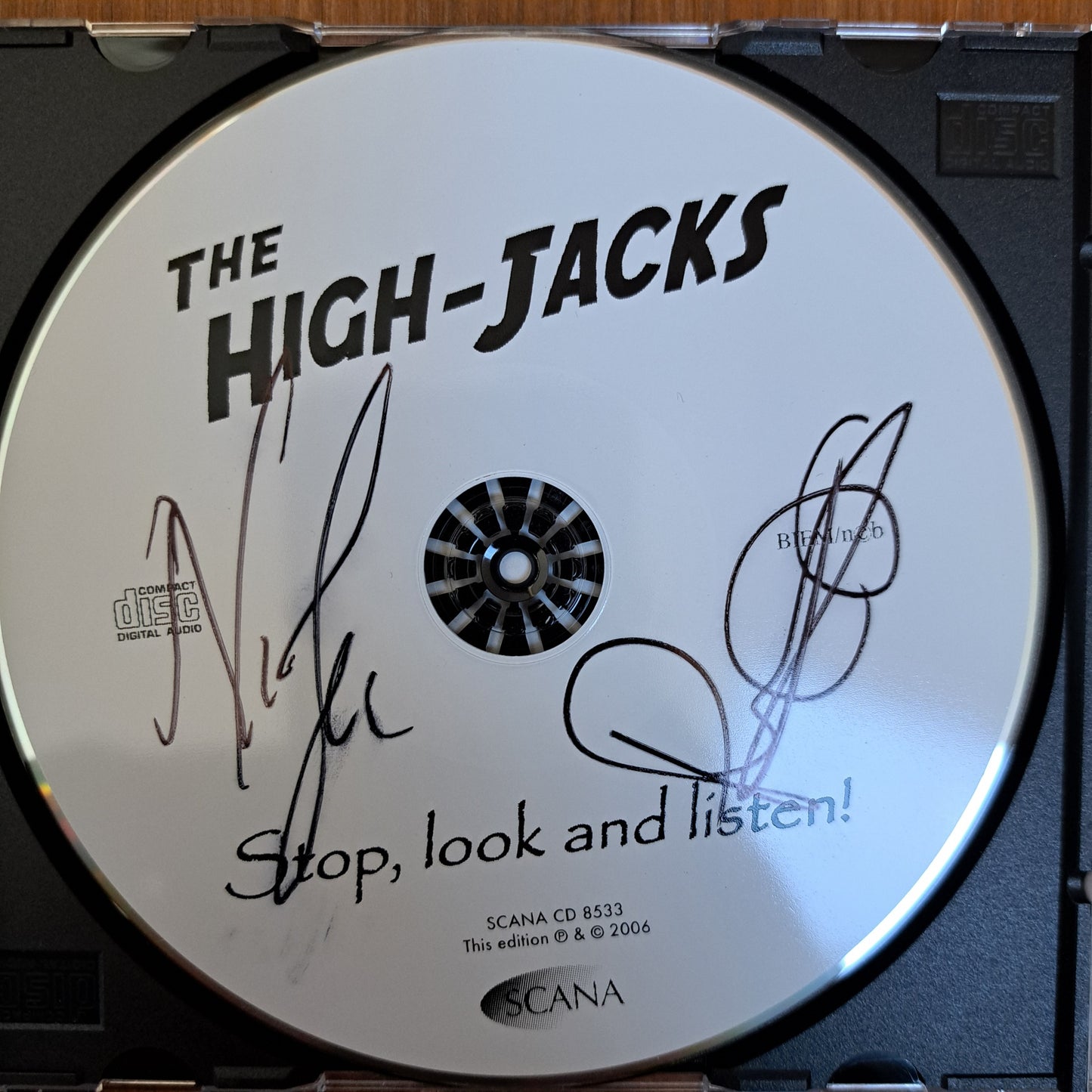 High-Jacks - Stop, Look and Listen! (2006 Sweden Rockabilly Signed CD) Mint