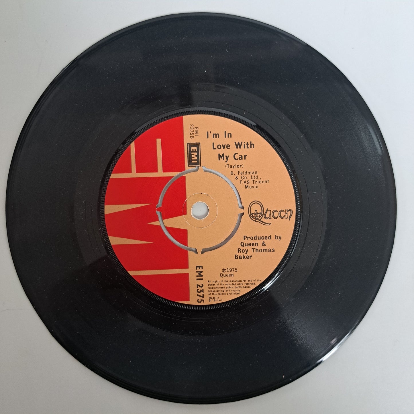 Queen - Bohemian Rhapsody (UK Picture Sleeve Vinyl Single) VG+/EX
