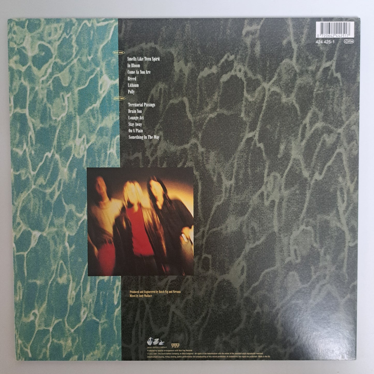 Nirvana - Nevermind (2015 180g Vinyl LP) NM/M