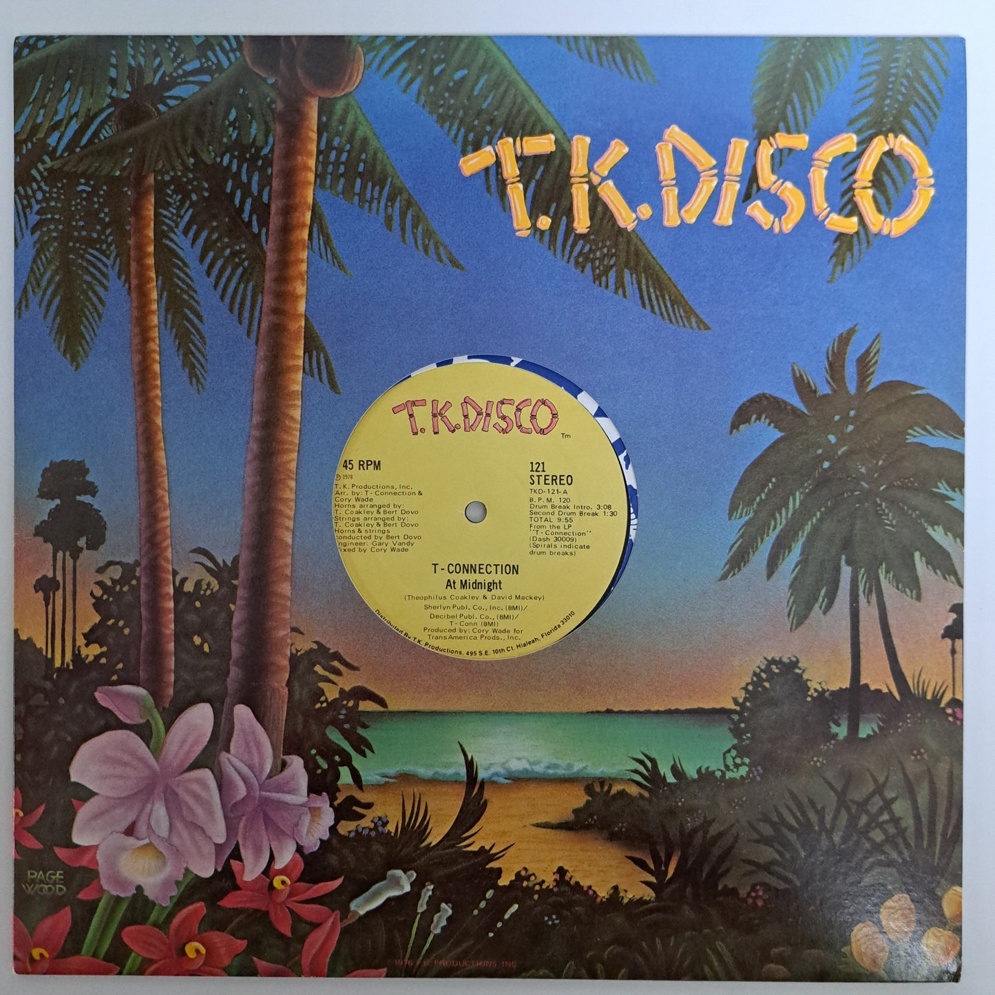 T-Connection - At Midnight (1978 US Vinyl 12" Single) NM/M