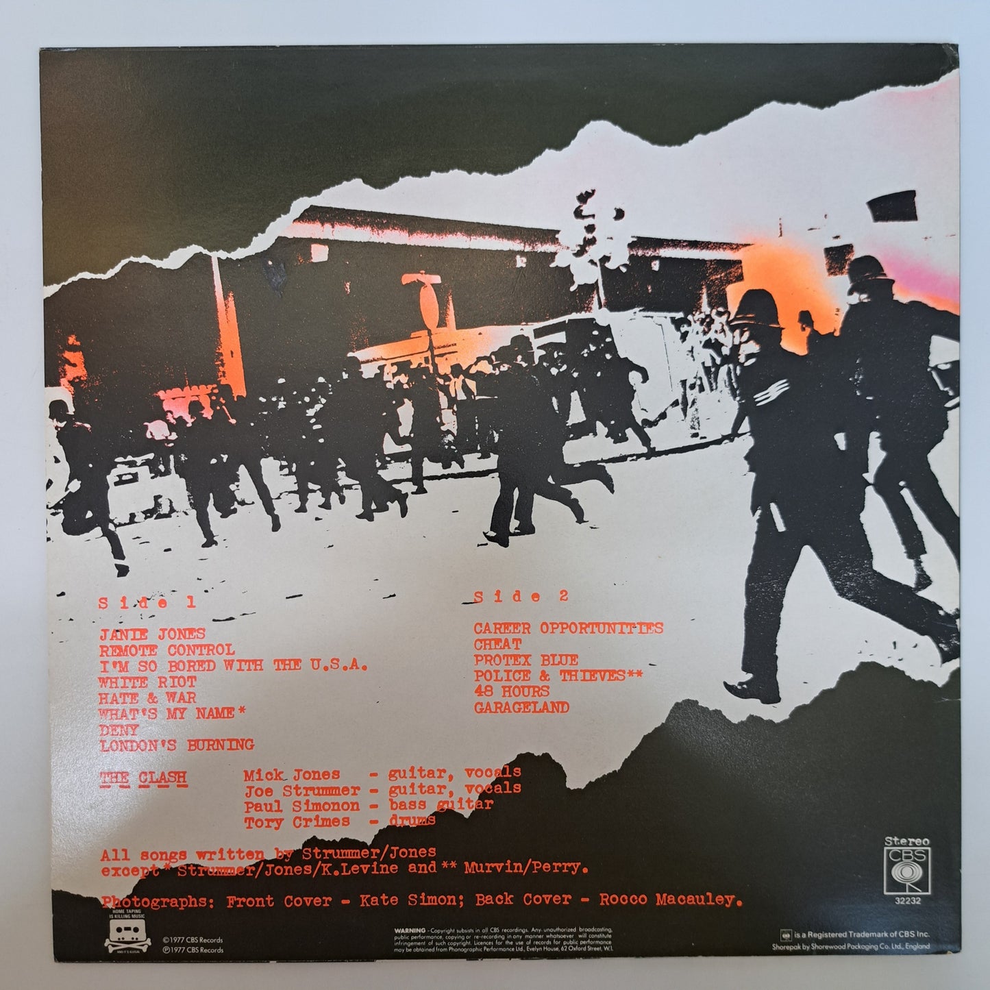 Clash - The Clash (Vinyl LP) NM/NM UK A7/B7 1980s 'Nice Price'