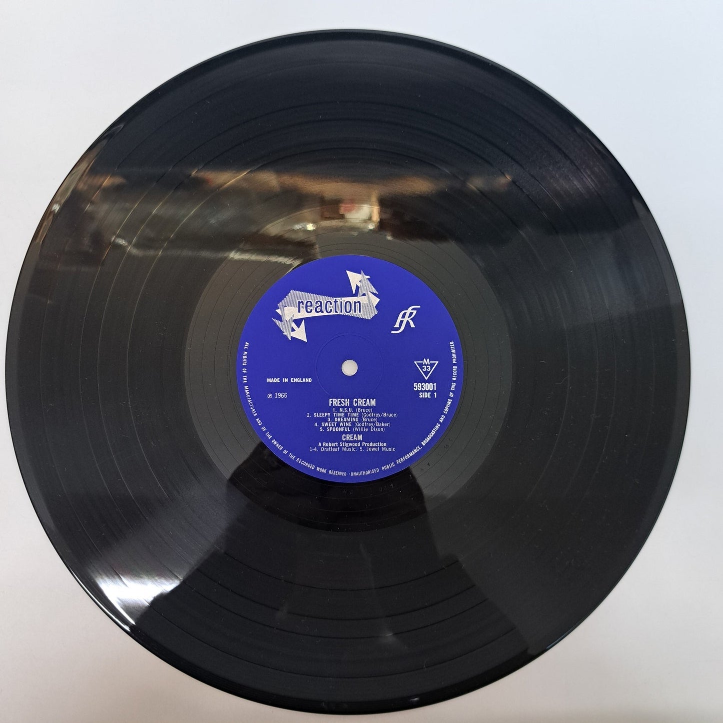Cream - Fresh Cream (Vinyl LP) VG+/EX+ UK Mono Reaction 1966