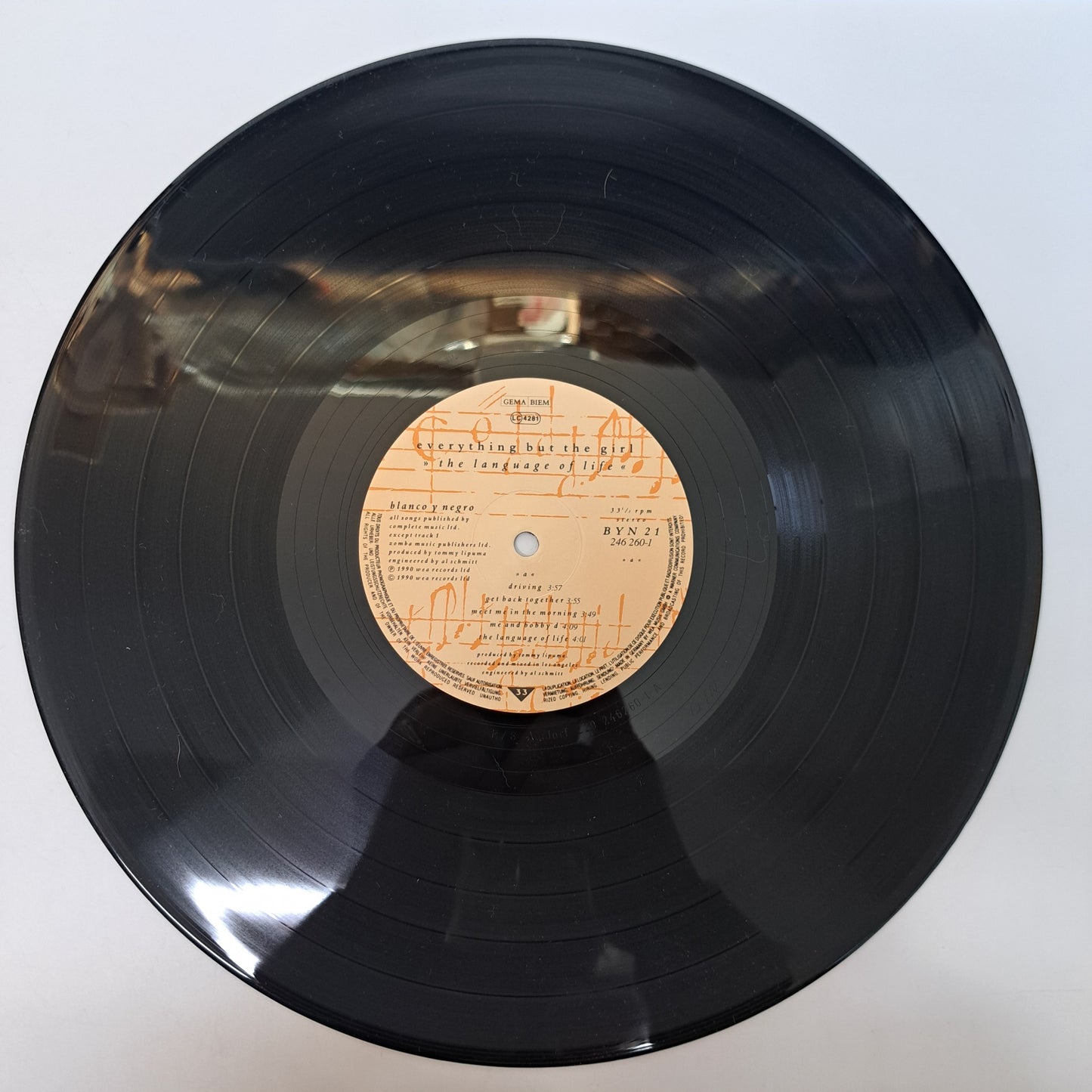 Everything But the Girl - The Language of Life (Vinyl LP 1990) EX/EX