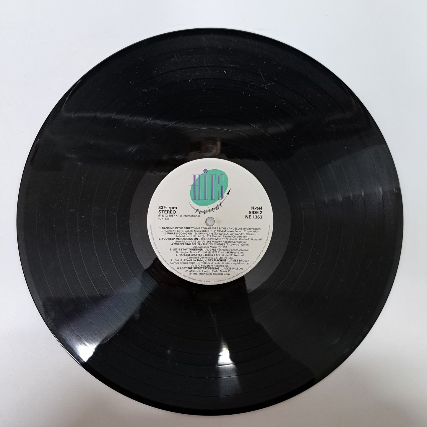 Various - Hits Revival (Vinyl LP) NM/NM 1987 Soul Motown Compilation