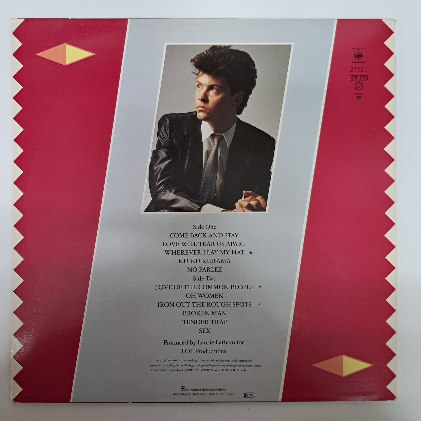 Paul Young - No Parlez (Vinyl LP) Ex/Ex 1983 Album