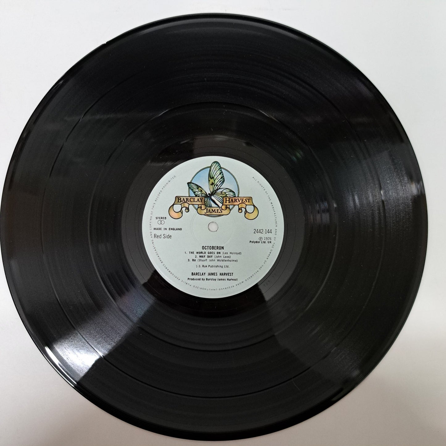 Barclay James Harvest - Octoberon (Vinyl LP) NM/EX 1976 UK Embossed 1st