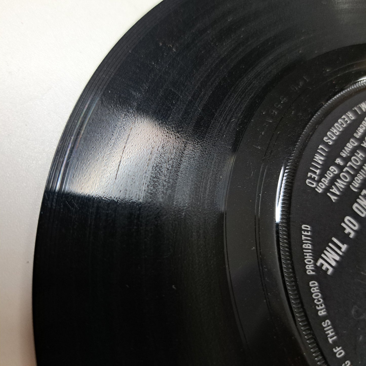 Brenda Holloway - Together 'til the end of Time (TMG 556 Vinyl 45) Ex