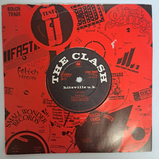 Clash / Mikey Dredd - Hitsville UK / Radio One (Vinyl 7") VG+/NM