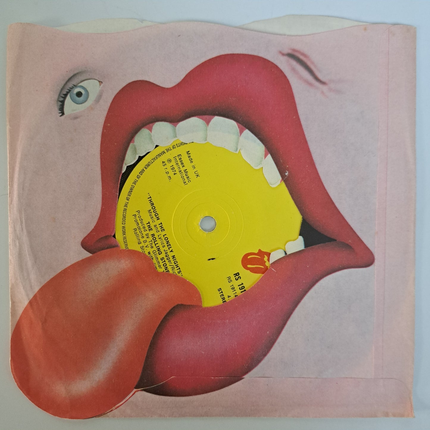 Rolling Stones - It's Only Rock 'n Roll (Vinyl Single UK 1974) EX