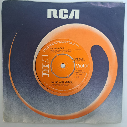 David Bowie - Sound and Vision (Vinyl 7" Single 1977 UK) NM
