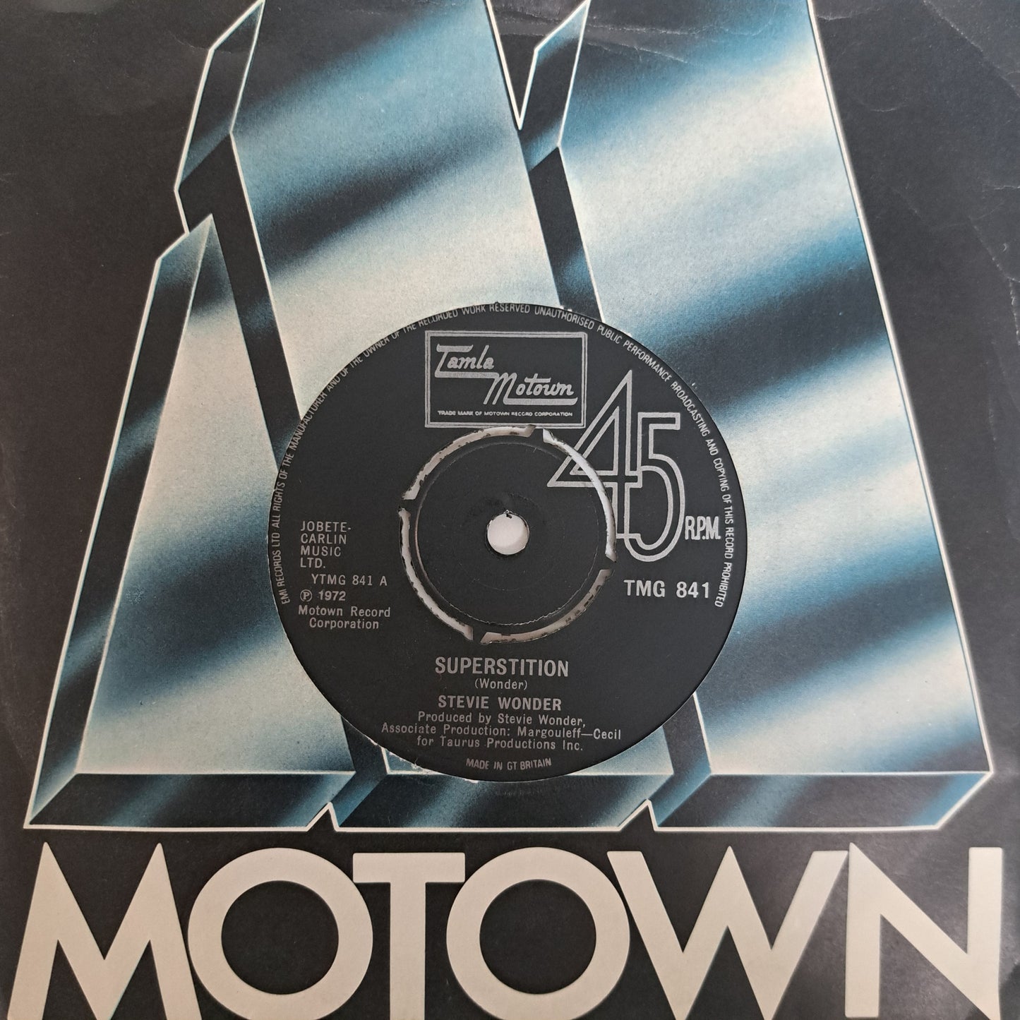 Stevie Wonder - Superstition (Vinyl 7" Single) Ex
