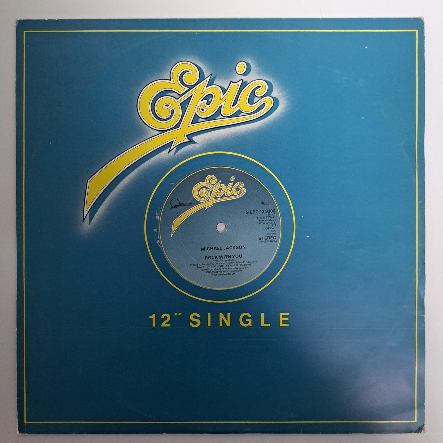 Michael Jackson - Rock With You (Vinyl 12" Single UK) VG+