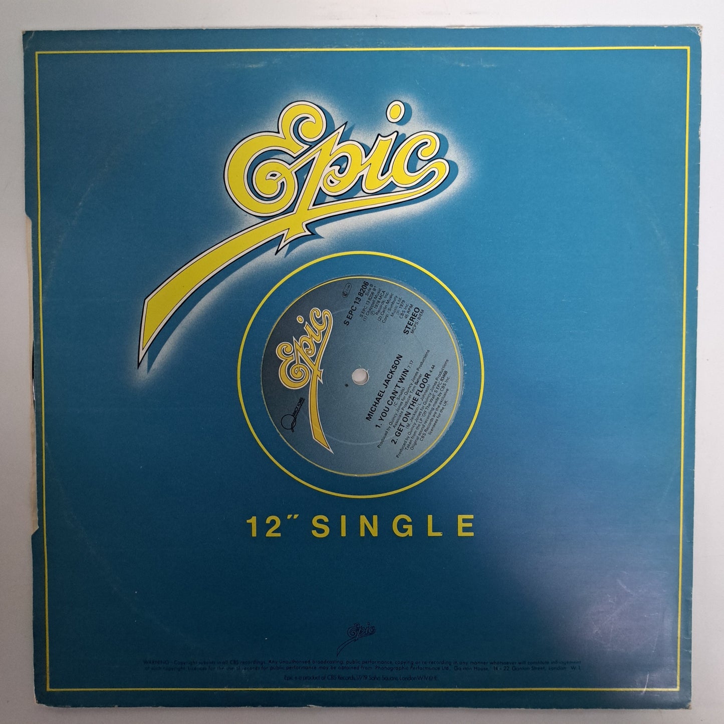 Michael Jackson - Rock With You (Vinyl 12" Single UK) VG+