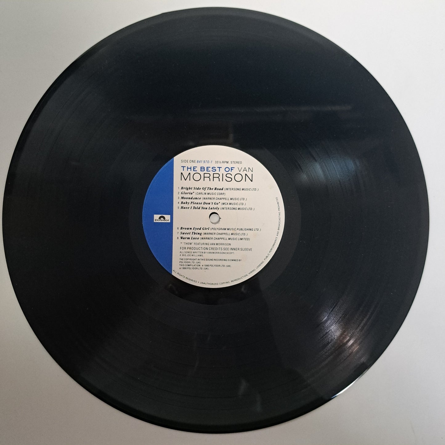 Van Morrison - The Best of (Vinyl LP 1990 UK) NM/EX