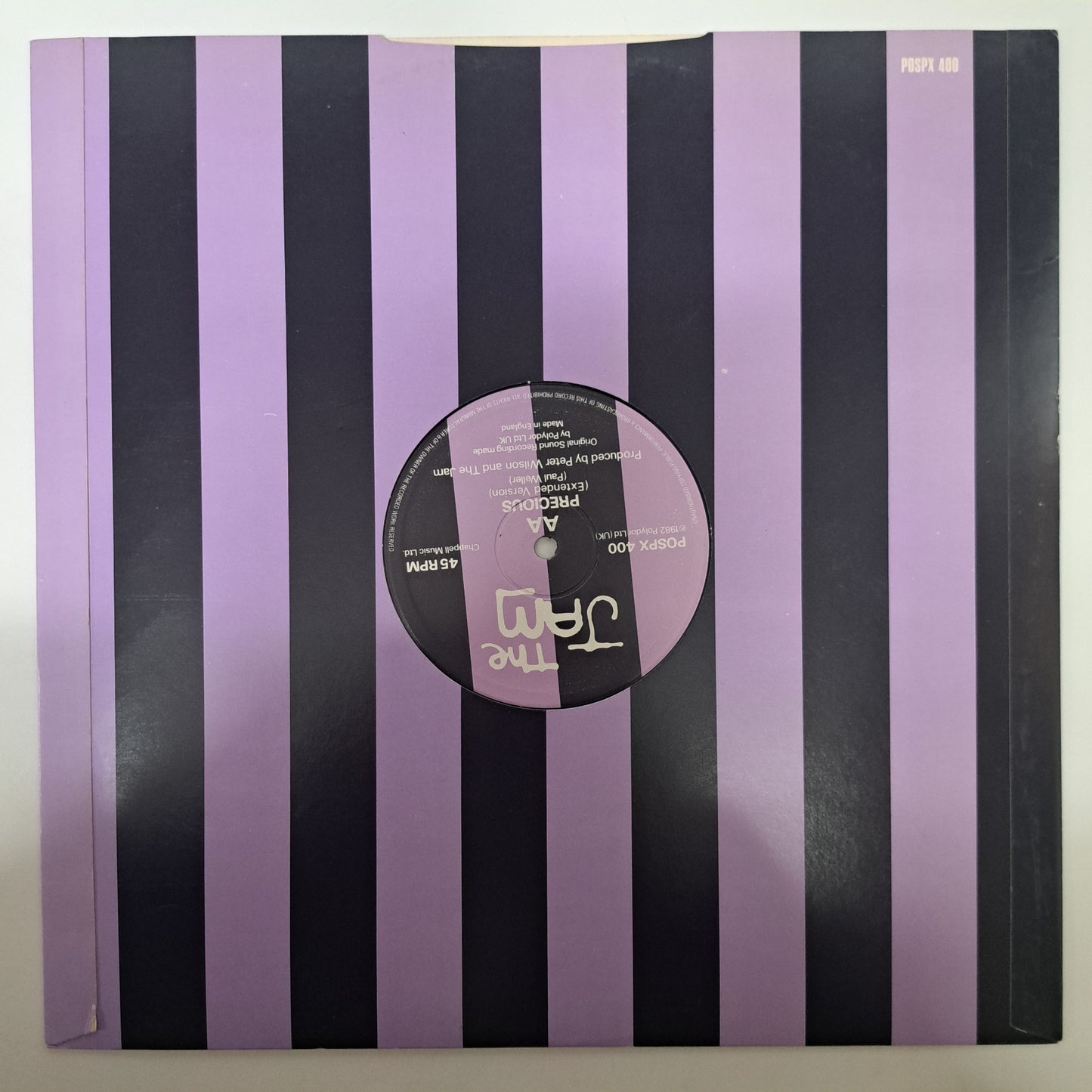 Jam - Town Called Malice (Vinyl 12" Single 1982) EX/EX