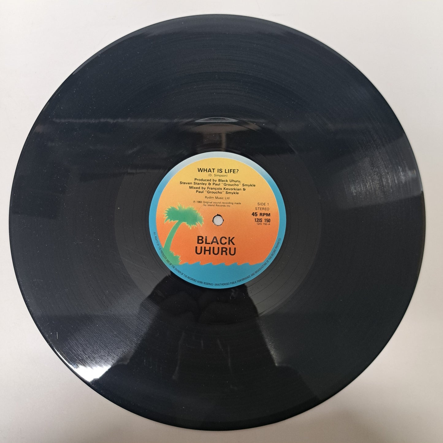 Black Uhuru - What is Life? (Vinyl 12" Single 1984) NM/NM