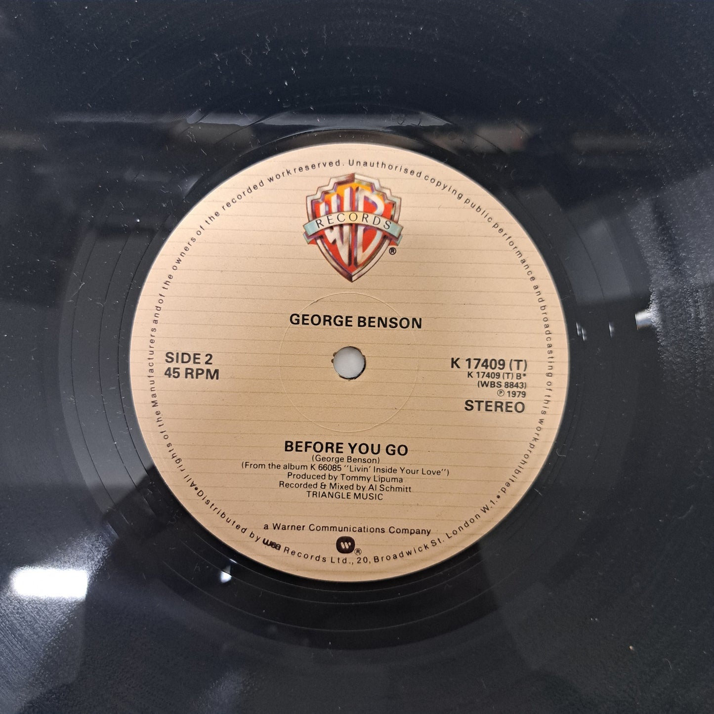 George Benson - Unchained Melody (Vinyl 12" Single 1979) NM/M