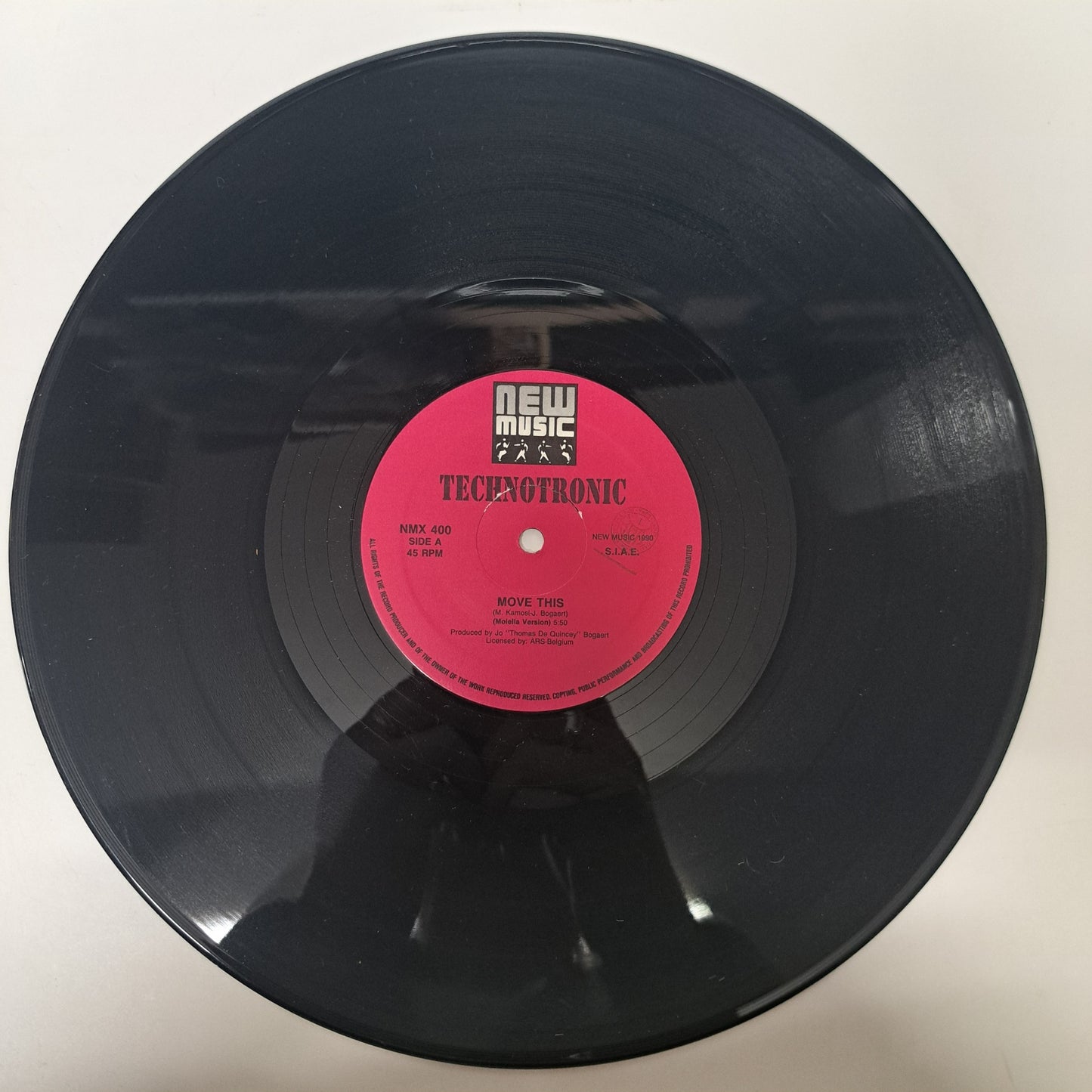 Technotronic - Move This [Moella Version] (Vinyl 12" Single 1990) EX/NM