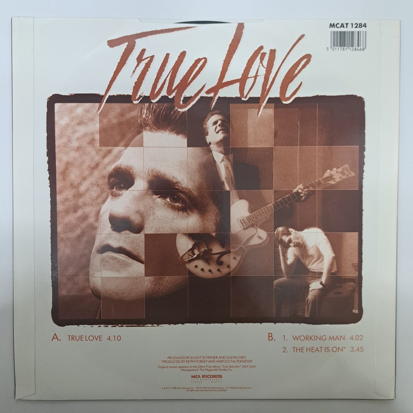 Glenn Frey - True Love (Vinyl 12" Single 1988) NM/MINT