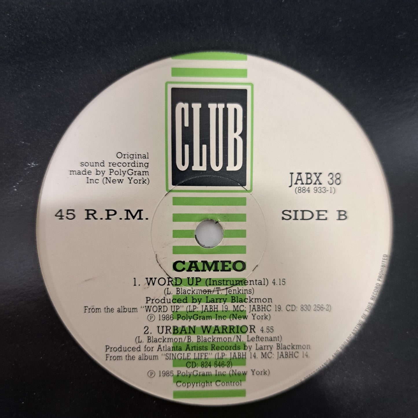 Cameo - Word Up (Vinyl 12" Single 1986) NM