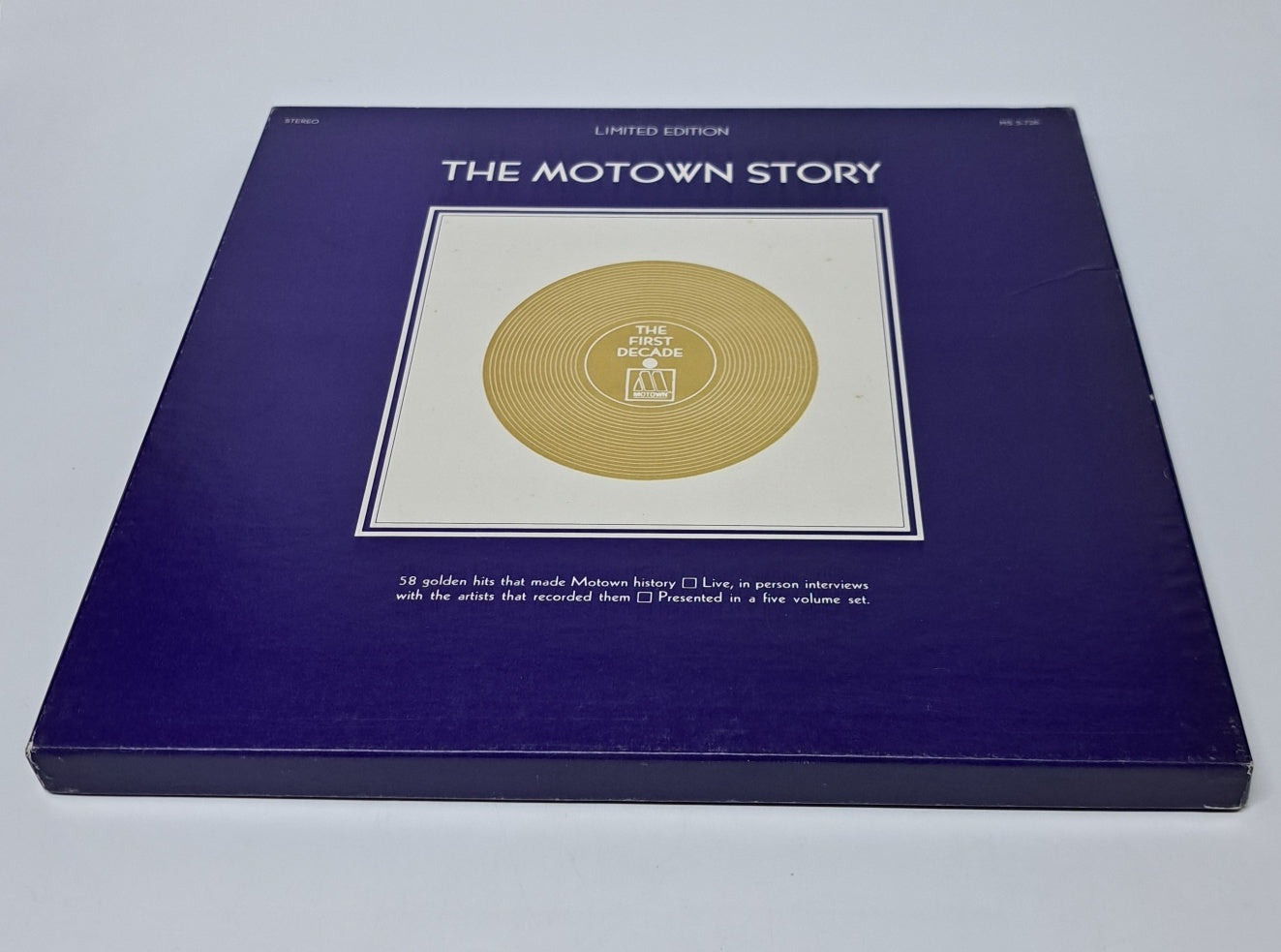 Various - The Motown Story (Vinyl 5LP Box Set |US Limited Edition 1970) EX/NM