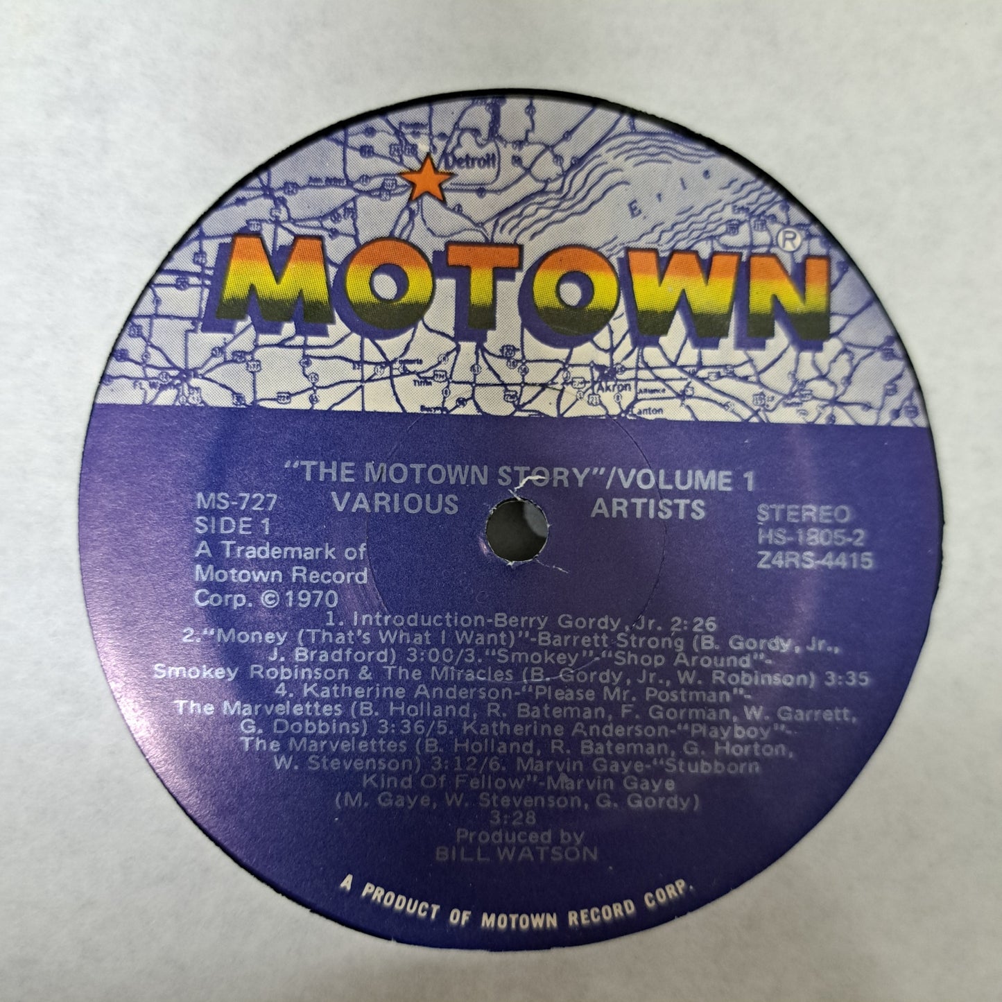 Various - The Motown Story (Vinyl 5LP Box Set |US Limited Edition 1970) EX/NM