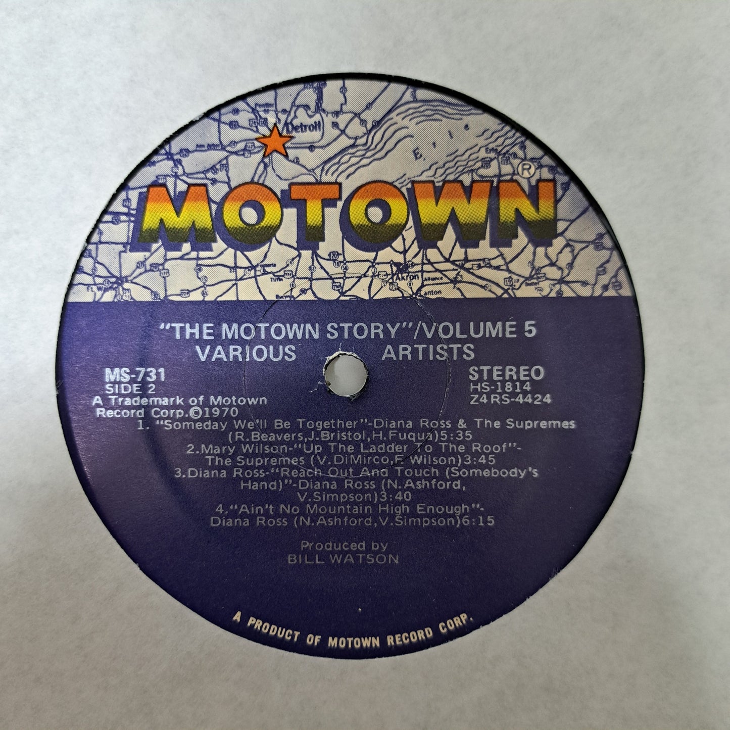 Various - The Motown Story (Vinyl 5LP Box Set |US Limited Edition 1970) EX/NM