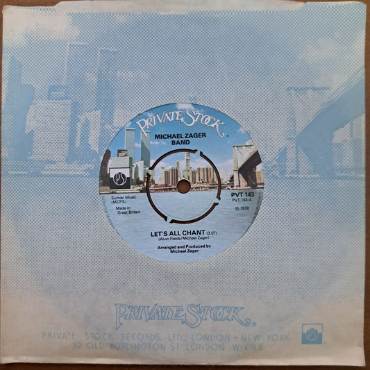 Michael Zager Band - Let's all Chant (Vinyl 7" Single) EX