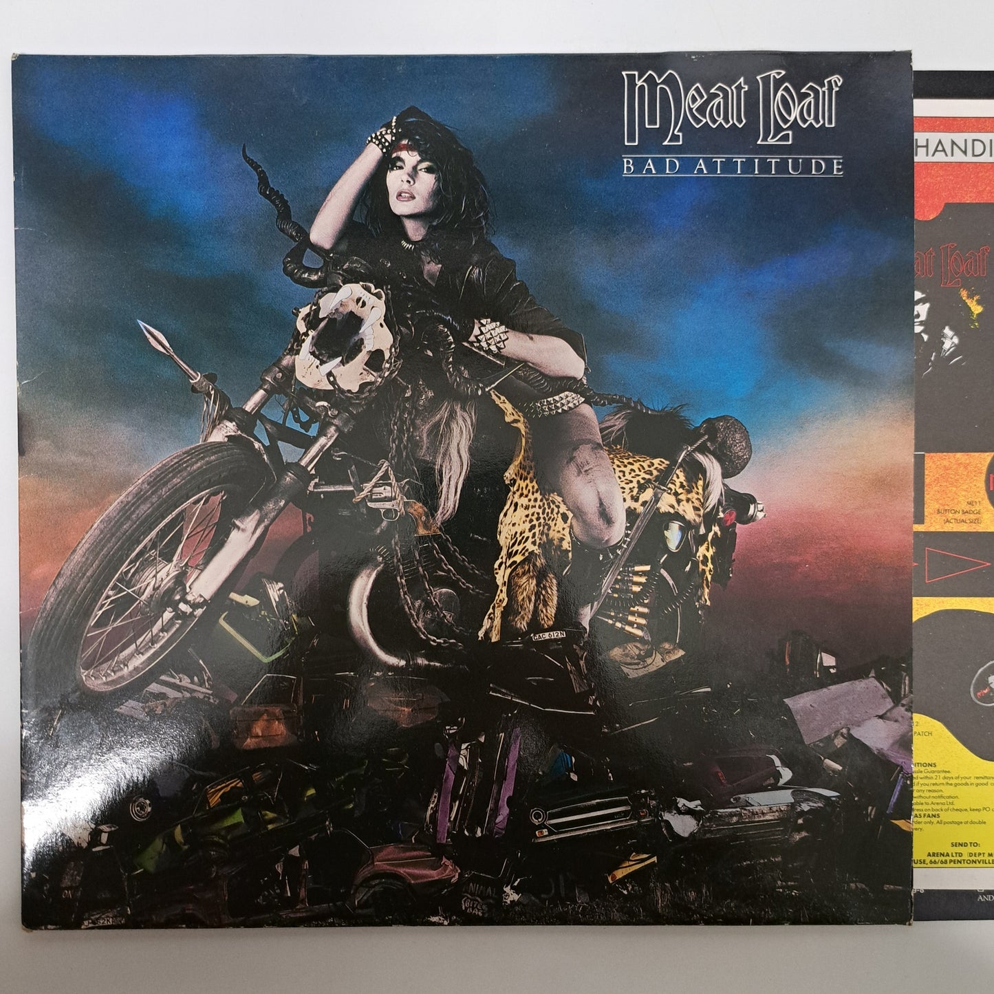 Meat Loaf - Bad Attitude (1984 Vinyl LP Record) EX/VG+