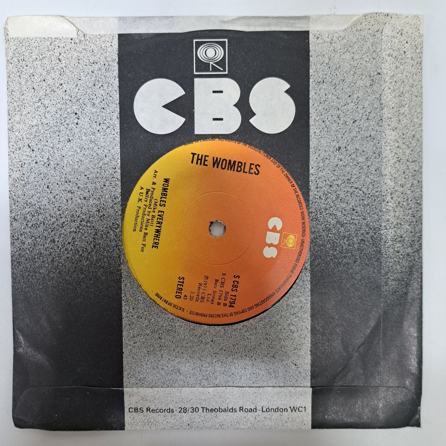 Wombles - The Wombling Song (Vinyl 7" Single) NM