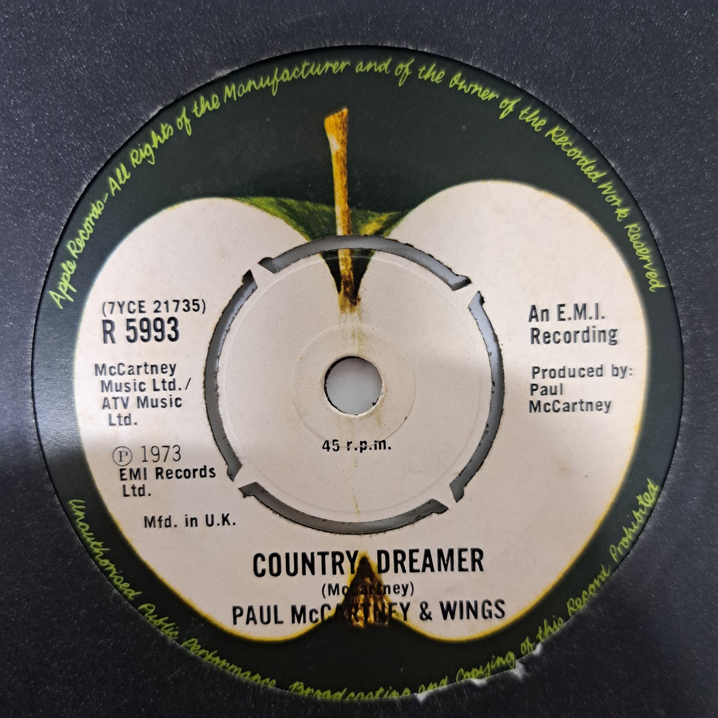 Paul McCartney & Wings - Helen Wheels (Vinyl 7" Single) EX