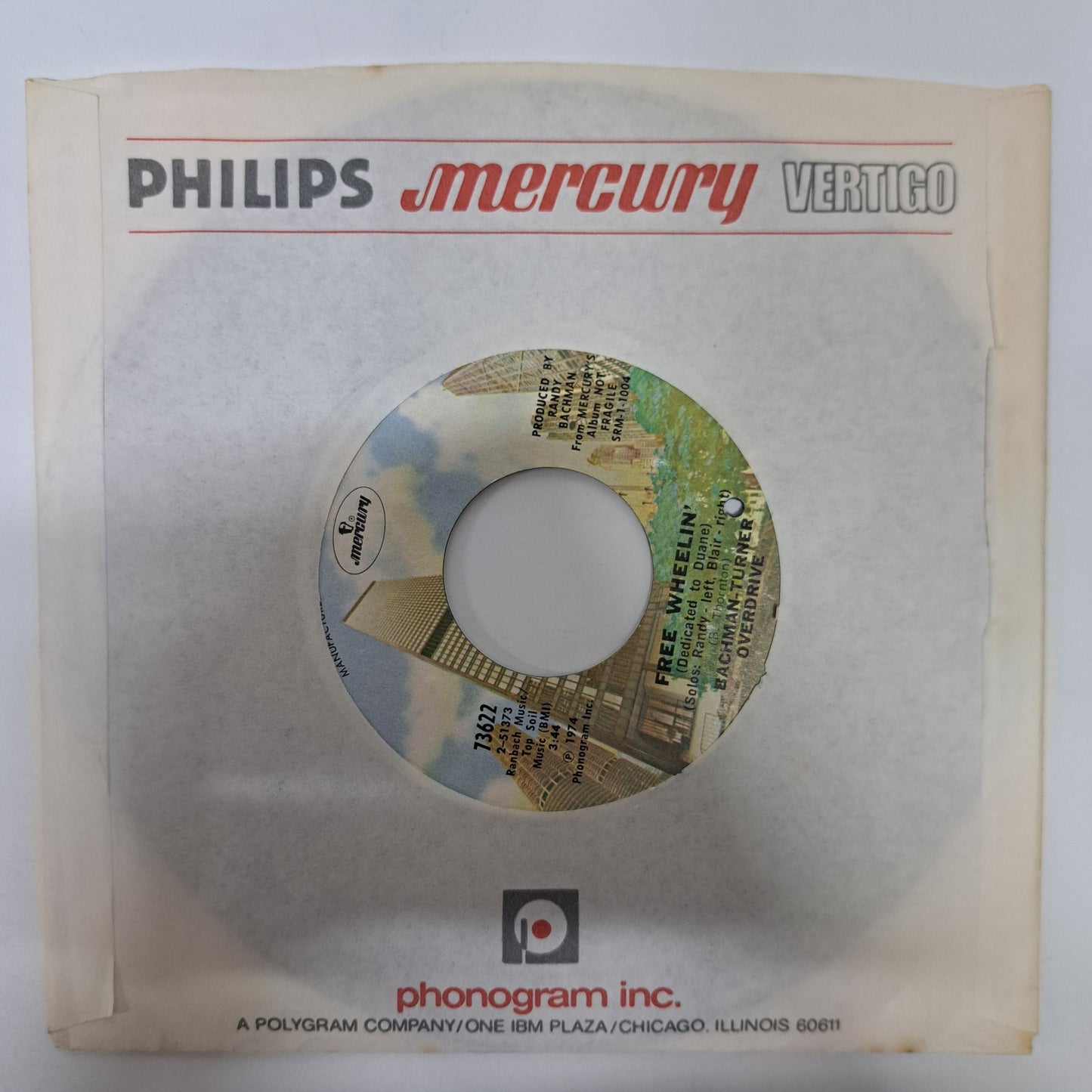 Bachman Turner Overdrive - You Ain't Seen Nothing Yet (US Vinyl 7" Single) NM