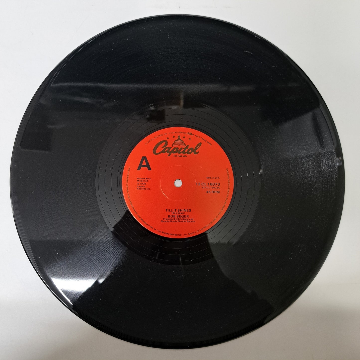 Bob Seger & Silver Bullet Band - Till it Shines (Vinyl 12" Single) NM/NM